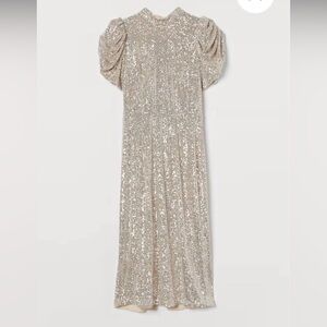 H&M Silver Sequin Dress